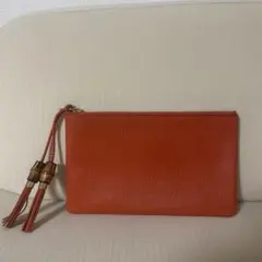 グッチ　クラッチバッグ　オレンジ