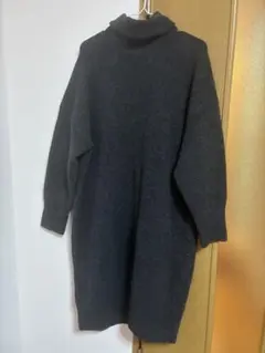 UNIQLO タートルネックニットワンピース Mサイズ