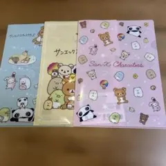 サンリオキャラクター クリアファイル 3枚セット