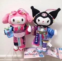 サンリオ　ピューロランドコラボ　ライブキャラぬいぐるみ　クロミ　マイメロディ
