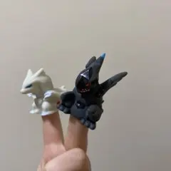 ゼクロム レシラム ポケモンキッズ ソフビ