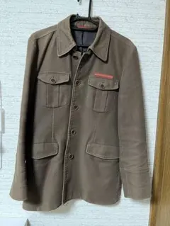 MORGAN HOMME カーキ ミリタリージャケット