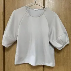 ＧＵ パフスリーブ カットソー 五分袖 GU