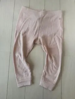 プチバトー コットン100% ピンク レギンスのサムネイル
