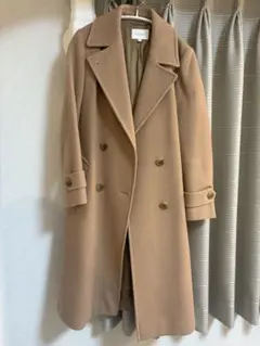 BEAUTY & YOUTH ベージュ ダブルブレストコート S