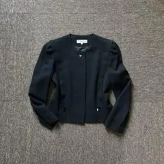ショート丈 ジャケット ブラック フォーマル 日本製 礼服 セレモニー 冠婚葬儀