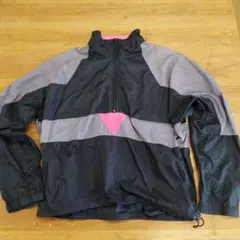 90's Nike nylon half zip pullover M