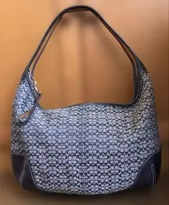 COACH シグネチャー ワンショルダーバッグ 黒