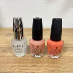 シャレドワ OPI 赤ポリッシュ 赤ポリ 検定 ベースコート トップコート
