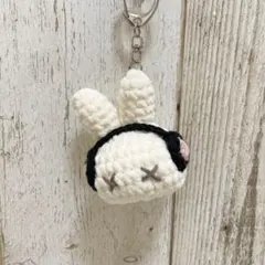ソコチガウ…☆ヘッドホンうさぎのあみぐるみ