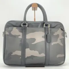 コーチ ビジネスバッグ ブリーフケース F71814 ロゴ型押し 迷彩