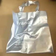 ラ*ャ様 フランフラン　ビニールバッグ　パールブルー　半透明　夏バッグ