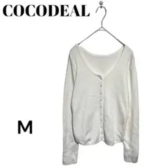 ココディール　ビジュー ニットカーディガン　クルーネック　キレイめ　清楚系