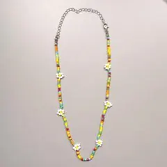 ビーズアクセサリー☆ビーズネックレス☆