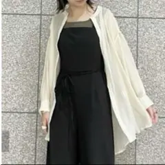 natural couture シアープリーツシャツチュニックのサムネイル