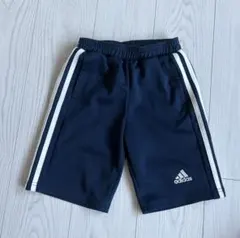 adidas ネイビー 3本ライン ハーフパンツ