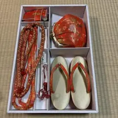 七五三 赤い着物用小物セット