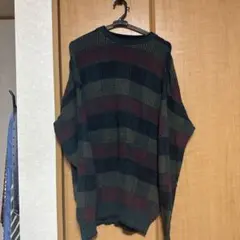 ヴィンテージ Geoffrey Beene ニット セーター チェック