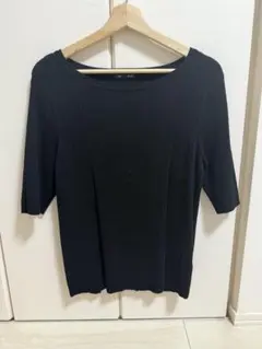 GU リブニット 半袖のサムネイル