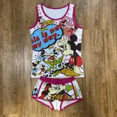 アメコミ　タンクトップ＆パンツ　ミッキー＆ミニーのサムネイル