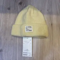 アイボリー ニット帽 サイズONE