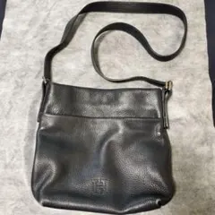 HIROFU レザーショルダーバッグ　ネイビーのサムネイル