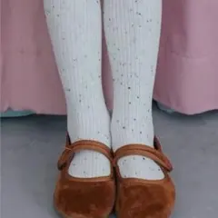 【本日発送可能】soft cheese つぶつぶタイツ　100 しまむら