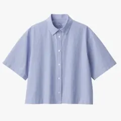 無印良品 大きいサイズXL／レディース レギュラーカラー半袖シャツ