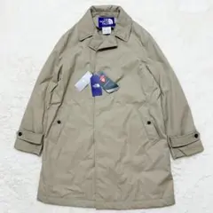 新品 ビームス別注 ノースフェイスパープルレーベル ステンカラーコート L