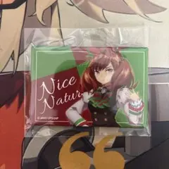 ウマ娘 ナイスネイチャ スクエア缶バッジ