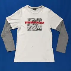 クルーネック 長袖カットソー