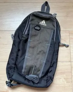 adidas アディダス ボディバッグ ウエストポーチ グレー 古着