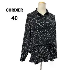 コルディア CORDIER デザイン シャツ ブラウス ドットシャツのサムネイル