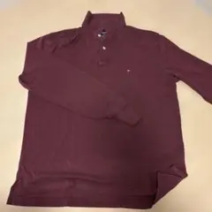 TOMMY HILFIGER バーガンディ ポロシャツ M
