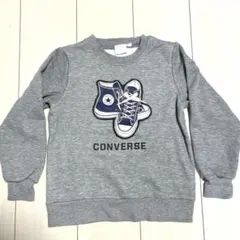 【used】キッズ コンバース 裏起毛 トレーナー 120cm
