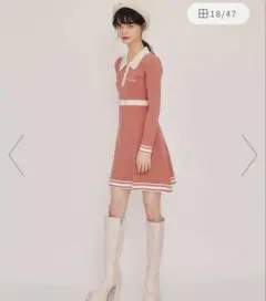 SNIDEL LACOSTE/ポロニット SWNT252171 - メルカリ