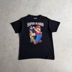 Nintendo Super Mario オフィシャル キャラTシャツ 古着 Lのサムネイル