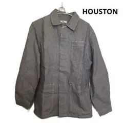 ヒューストン カバーオール 千鳥格子　Y2K ヒッコリー HOUSTONのサムネイル