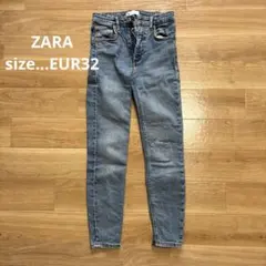ZARA スキニーデニム ブルー　32 スキニー　ジーンズ