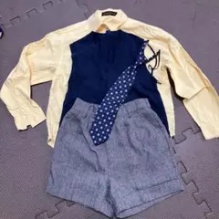 男の子　フォーマル　ベスト＆ネクタイ付き［110］