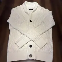 ※2月27日迄限定販売※ZARA MAN ホワイト カーディガン EU M