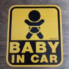 NAPOLEX BABY IN CAR ステッカー ウインドウステッカー