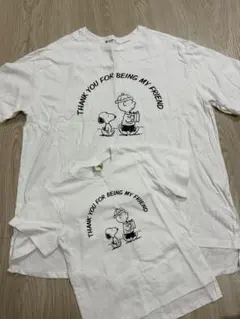 スヌーピー親子ペアTシャツ 2点セット