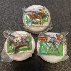 サントリー ボスコーヒー 栄光の名馬コレクション フィギュア 3種セット