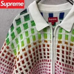 【激レア】SUPREME シュプリーム　ニット　ポロシャツ　完売モデル　ゆるだぼのサムネイル