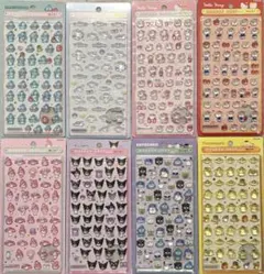 ボンボンドロップシール ミニ サンリオ 8枚セット