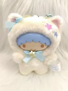 リトルツインスターズ　キキ　50周年　きぐるみ　マスコットキーホルダー　ねこ