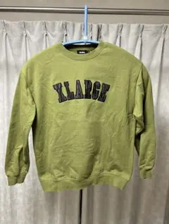 XLARGE オリーブグリーン トレーナー XL