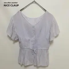 one after another NICE CLAUP ブラウス　フリルのサムネイル