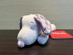 スヌーピー　ぬいぐるみ　和柄　紫色